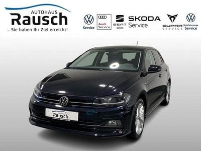 Schwarz (metallic) Gebraucht 2021 VW Polo R-line Kleinwagen | 15.950 € (Guter Preis)