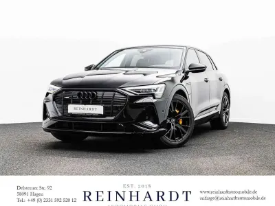 Gebraucht Audi e-tron Black Edition 230 kW (313 PS) 2022 Mythosschwarz metallic SUV