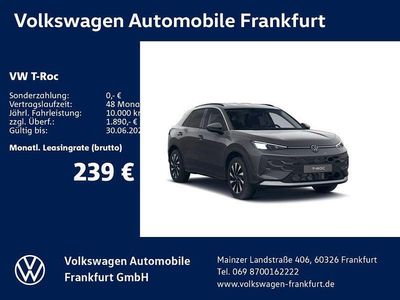 Ny VW T-Roc Life 116 HK (85 kW) 2026 Grå SUV