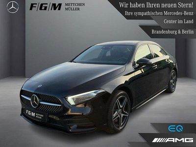 Gebraucht Mercedes A250 AMG line 160 PS (117 kW) 2021 Unilack nachtschwarz Limousine