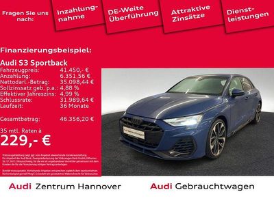 Ascariblau metallic (metallic) Gebraucht 2024 Audi S3 Sport Limousine | 41.450 € (Superpreis)