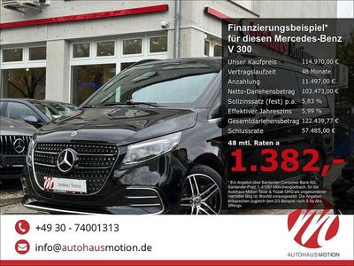 Neu Mercedes V300 Exclusive 237 PS (174 kW) 2025 Schwarz Van / Kleinbus
