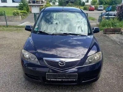 Gebraucht Mazda 2 Active 80 PS (58 kW) 2007 Blau Kleinwagen