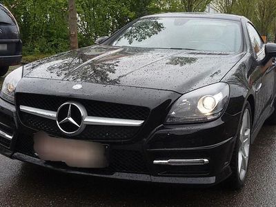 Second-hand Mercedes SLK200 AMG line 184 CP (135 kW) 2014 Negru Cabrio