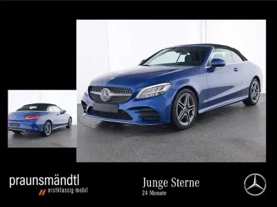 Gebraucht Mercedes C180 AMG 156 PS (114 kW) 2023 Blau Cabrio