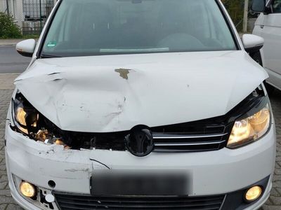 gebraucht VW Touran 1.2 TSI, 7 Sitze, Scheckheft, Unfall