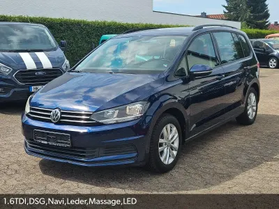 Gebraucht VW Touran Comfortline 116 PS (85 kW) 2018 Blau Van / Kleinbus