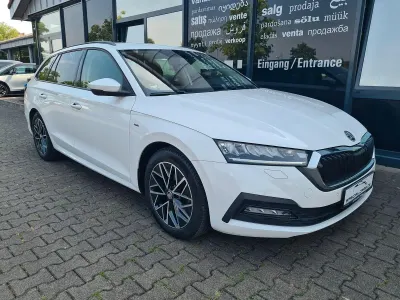 Gebraucht Skoda Octavia Clever 116 PS (85 kW) 2021 Weiß Kombi