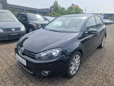 Gebraucht VW Golf VI Highline 110 PS (80 kW) 2008 Schwarz Kleinwagen