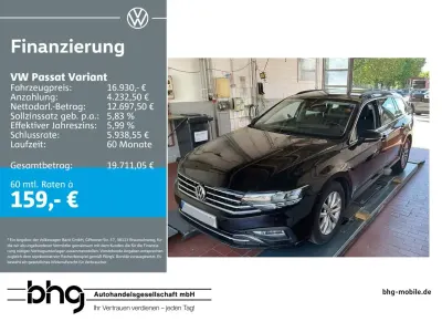 Gebraucht VW Passat Business 150 PS (110 kW) 2020 Schwarz Kombi
