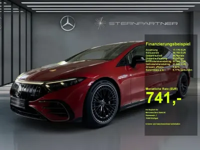 Używany Mercedes EQS 53 AMG AMG 483 kW (658 KM) 2023 Czerwony Sedan/Limuzyna