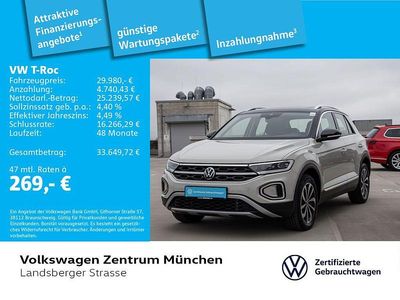 Gebraucht VW T-Roc Style 150 PS (110 kW) 2023 Grau SUV