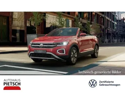 Gebraucht VW T-Roc Cabriolet Move 150 PS (110 kW) 2024 Kings red metallic Cabrio