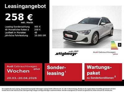 Gebraucht Audi A3 Sport 116 PS (85 kW) 2025 Gletscherweiß Limousine