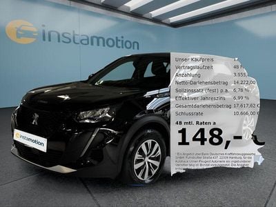 Gebraucht Peugeot e-2008 100 kW (136 PS) 2023 Schwarz SUV