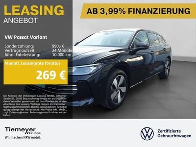 Gebraucht VW Passat Business 150 PS (110 kW) 2025 Schwarz Kombi