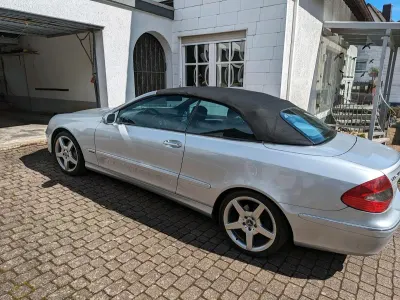 Begagnad Mercedes CLK200 163 HK (119 kW) 2006 Silver Cab