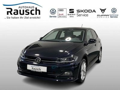 Schwarz (metallic) Gebraucht 2021 VW Polo R-line Kleinwagen | 15.950 € (Guter Preis)