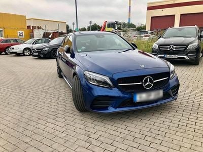 Gebraucht Mercedes C300 AMG 245 PS (180 kW) 2020 Blau Kombi