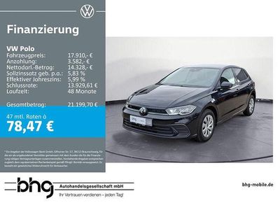 Gebraucht VW Polo Life 95 PS (69 kW) 2024 Schwarz Limousine