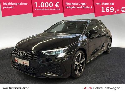 Gebraucht Audi A3 S-Line 150 PS (110 kW) 2024 0e mythosschwarz metallic (metallic) Limousine