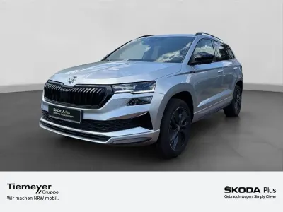 Neu Skoda Karoq SportLine 150 PS (110 kW) 2025 Silber SUV