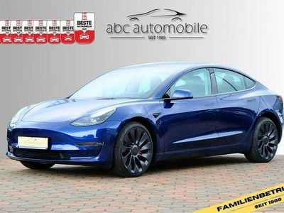 Gebraucht Tesla Model 3 Performance 377 kW (513 PS) 2022 Blau Limousine