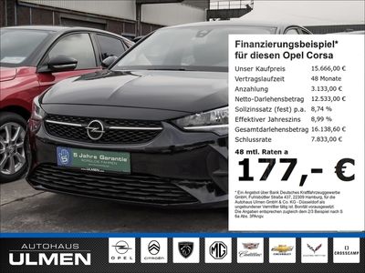 gebraucht Opel Corsa F Edition 1.2 Turbo Alu + Allwetterreifen Klima+SHZ Einparkhilfe Tempomat Radio USB+BT