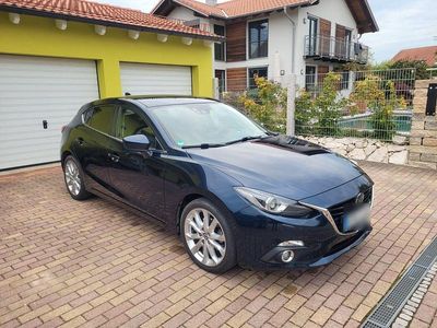 Usata Mazda 3 Sports-Line 150 CV (110 kW) 2015 Blu Berlina