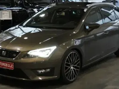 Usata Seat Leon ST FR 184 CV (135 kW) 2015 Marrone Station wagon