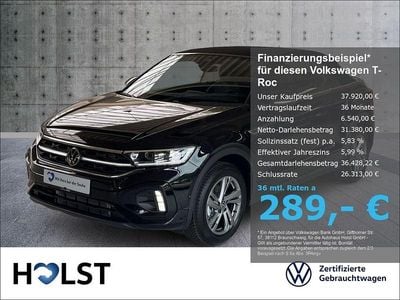 Neu VW T-Roc Cabriolet R-line 150 PS (110 kW) 2025 Schwarz Cabrio