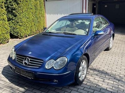 Usata Mercedes CLK200 163 CV (119 kW) 2003 Blu Coupé