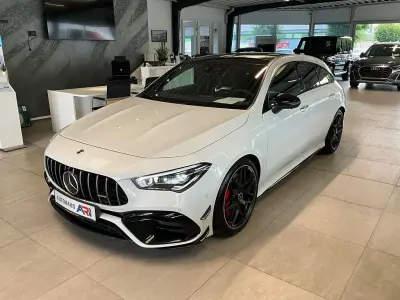 Gebraucht Mercedes CLA45 AMG Shooting Brake AMG 421 PS (309 kW) 2023 Weiß Kombi