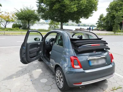 Gebraucht Fiat 500C S 95 PS (69 kW) 2016 Grau Cabrio