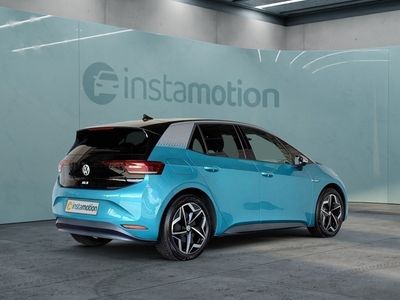 Gebraucht VW ID.3 Pro Performance 150 kW (204 PS) 2021 Blau / makenatürkis zweifarbig / metallic Kleinwagen