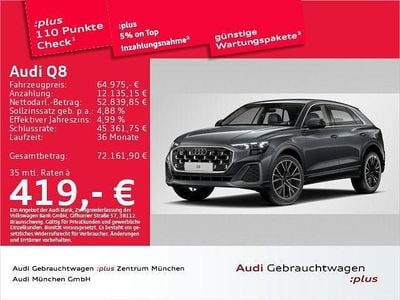 Gebraucht Audi Q8 S-Line 231 PS (169 kW) 2024 Daytonagrau perleffekt SUV