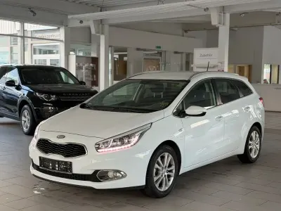 Gebraucht Kia Ceed Sportswagon DREAM-TEAM Edition 99 PS (72 kW) 2014 Weiß Kombi