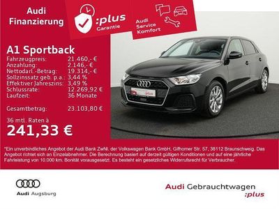 Schwarz Gebraucht 2025 Audi A1 Sportback Advanced Plus Kleinwagen | 21.460 € (Guter Preis)