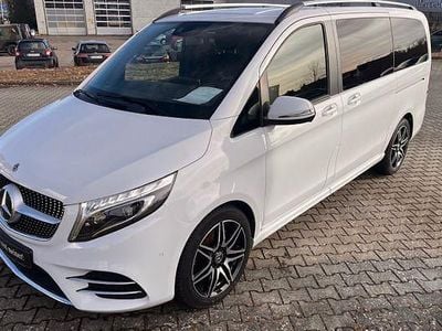 Bergkristallweiß metallic Gebraucht 2020 Mercedes V300 AMG Van / Kleinbus | 52.900 € (Guter Preis)