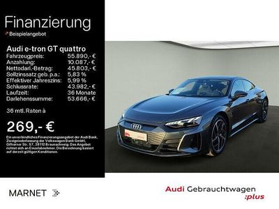 Gebraucht Audi e-tron GT quattro 350 kW (476 PS) 2021 Grau Limousine