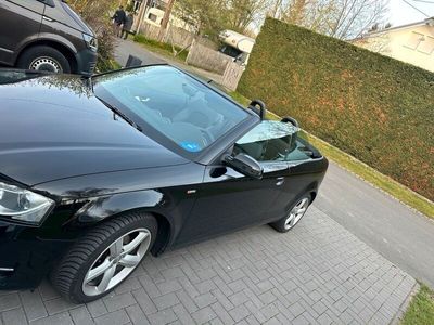 gebraucht Audi A3 Cabriolet schwarz neu TÜV, S liner