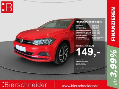 Gebraucht VW Polo Comfortline 116 PS (85 kW) 2019 Rot Kleinwagen