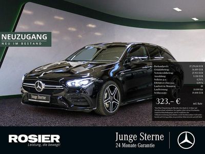 Schwarz / nachtschwarz Gebraucht 2021 Mercedes CLA35 AMG AMG Kombi | 37.270 € (Etwas zu teuer)