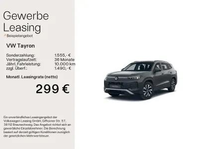 Neu VW Tayron Life 150 PS (110 kW) 2026 Uranograu SUV