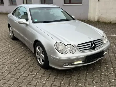 Brugt Mercedes CLK200 163 HK (119 kW) 2003 Sølv Coupe