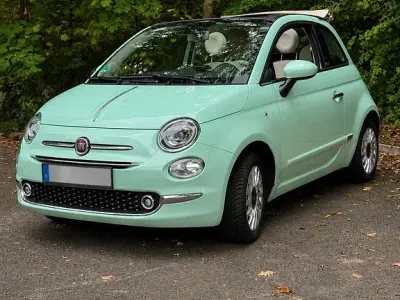 Gebraucht Fiat 500C Lounge 69 PS (50 kW) 2017 Grün Cabrio