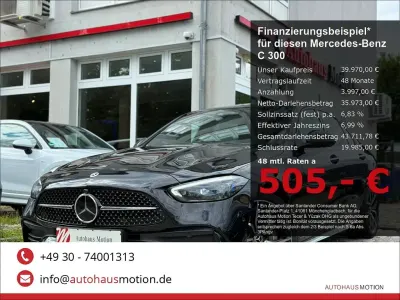Gebraucht Mercedes C300 AMG line 265 PS (194 kW) 2023 Obsidianschwarz  metalliclack Limousine