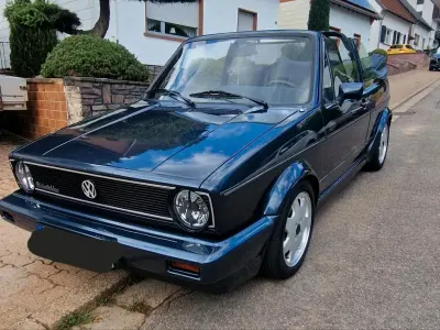 Gebraucht VW Golf Cabriolet Karmann 98 PS (72 kW) 1987 Blau Cabrio