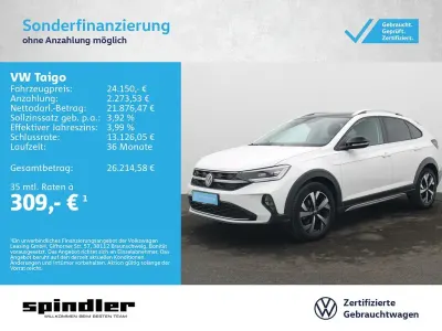 Gebraucht VW Taigo IQ Drive 150 PS (110 kW) 2022 Weiß SUV
