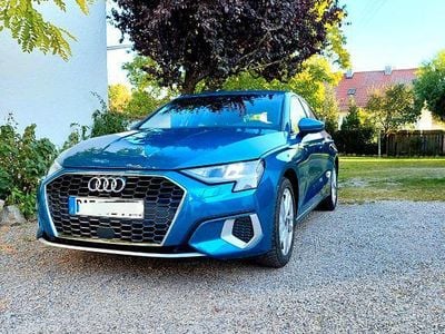 Usata Audi A3 Advanced 150 CV (110 kW) 2022 Blu Berlina